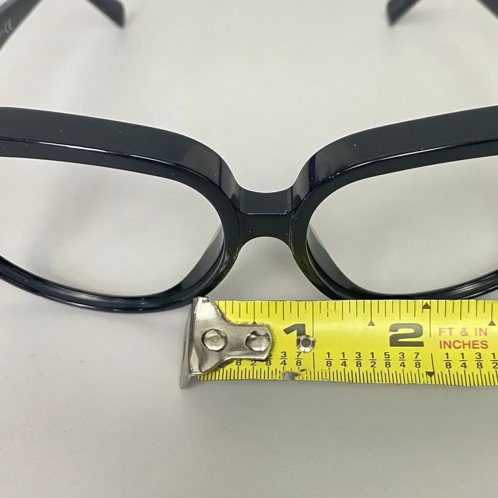 CELINE CL40048I 01W Black Oversized Eyeglasses Frames 62-15 140 Butterfly Italy